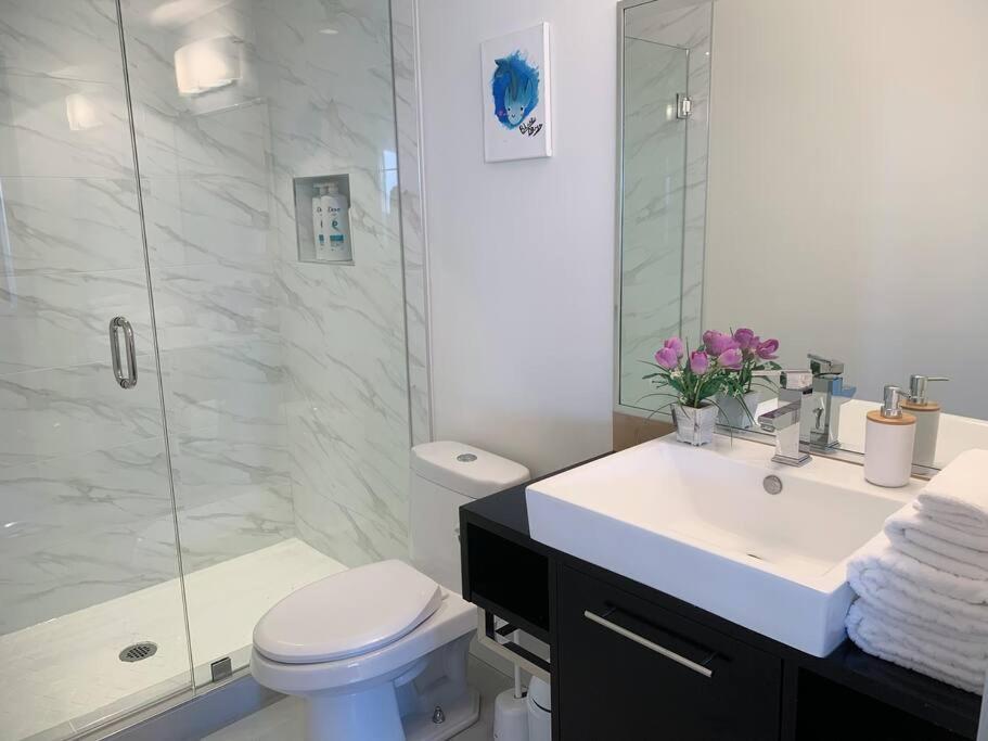 Downtown 3Br/2Ba+Views+Skytrain+Free Parking Daire Vancouver Dış mekan fotoğraf